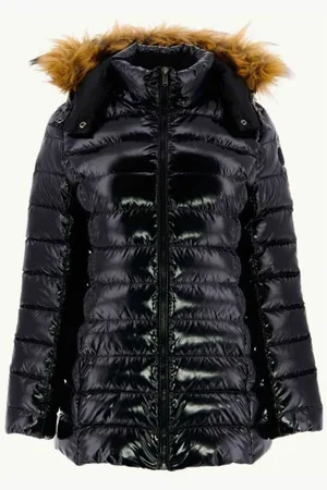 Jott Jacka, Dam, L, Quilted Parka i Svart
