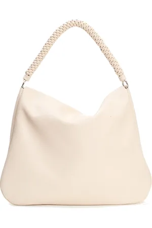 Orciani Väska, Dam, ONE Size, Läder, Vit läderhandväska Diana S