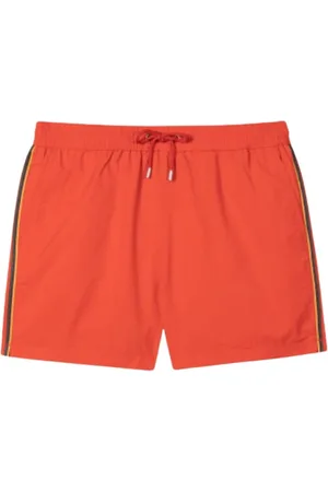 Paul Smith Badkläder, Herr, L, Badshorts med `Artist Stripe`-kant