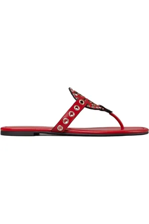 Tory Burch Skor, Dam, 39 EU, Läder, Miller Eyelet Sandaler