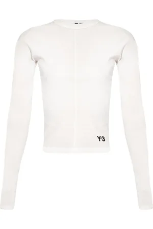 Y-3 Topp, Dam, M, Bomull, Top med logotyp