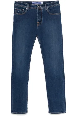 Jacob Cohen Jeans, Herr, W36, Bomull, Blå Jeans för Män