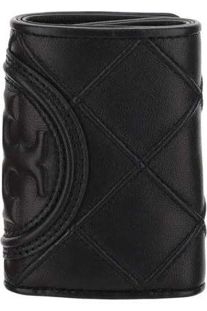 Tory Burch Accessoarer, Dam, ONE Size, Läder, Stilren svart läderväska med axelrem