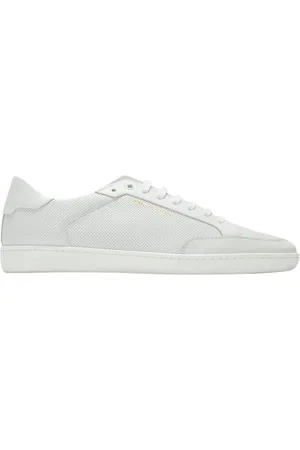 Saint Laurent Skor, Herr, 41 EU, Läder, Perforerade Lädersneakers