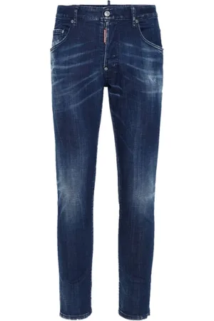 Dsquared2 Jeans, Herr, M, Denim, Slim Cut Navy Denim Jeans