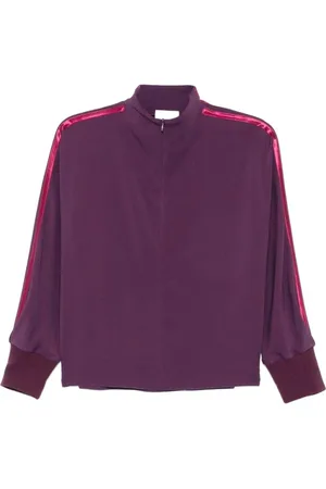 FORTE FORTE Sweatshirts & Hoodies, Dam, M, Fluid Crepe Top med Satinband