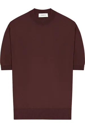 LANEUS Stickade tröjor & koftor, Herr, S, Rund halsstickad T-shirt