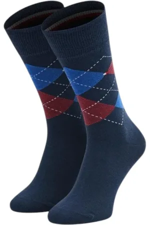 Tommy Hilfiger Underkläder, Herr, S, Bomull, Argyle Mönstrade Strumpor