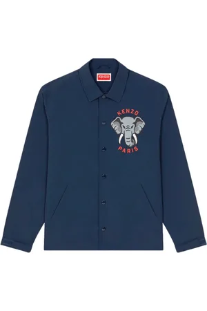 Kenzo Jacka, Herr, L, Polyester, Coach Elephant Night Vest