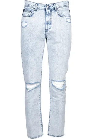 Msgm Jeans, Herr, L, Bomull, Byxor