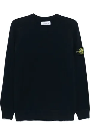 Stone Island Stickade tröjor & koftor, Herr, 2Xl, Bomull, Sweatshirt