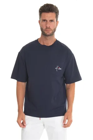 Kiton Topp, Herr, L, Bomull, Logo Pocket Oversize T-Shirt