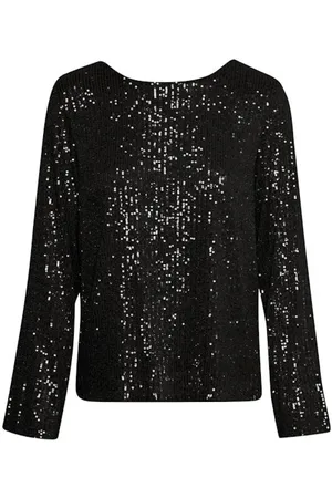 Part Two Blusar & Skjortor , Dam, L, Polyester, Sequin Top
