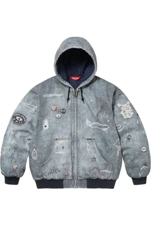 Supreme Jacka, Herr, S, Denim, Denim Jacka Trompe L