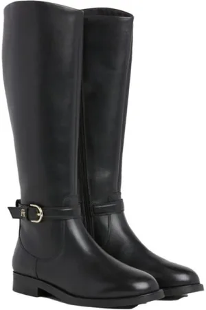 Tommy Hilfiger Skor, Dam, 36 EU, Läder, Over-Knee Stövlar
