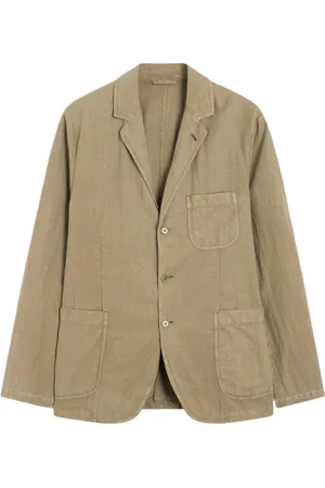 Aspesi Jacka, Herr, M, Bomull, Klassisk Twill Blazer Samuraki