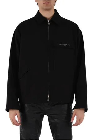 Ih Nom Uh Nit Jacka, Herr, L, Denim, Canvas Mask Jacka med Denim Detaljer