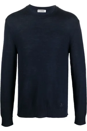 Jil Sander Stickade tröjor & koftor, Herr, 3Xl, Rundhalsstickat