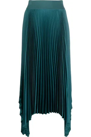 Joseph Kjol, Dam, M, Polyester, Ade Knit Weave Plissékjol