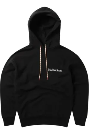 ARIES Sweatshirts & Hoodies, Herr, XL, Bomull, No Problemo Hoodie - Svart