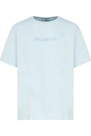 J.W.Anderson Topp, Herr, L, Bomull, Kortärmad T-shirt med 3D-logobroderi