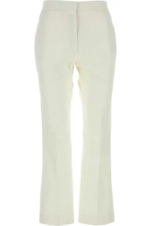 Jil Sander Byxor, Dam, XS, Bomull, Vit Bomullbyxa