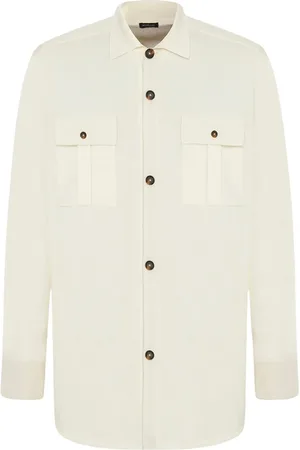 Kiton Skjorta, Herr, L, Cashmere Skjortjacka