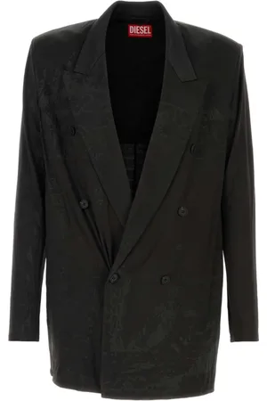 Diesel Jacka, Herr, L, Svart Stretch Acetat J-Pekka Blazer