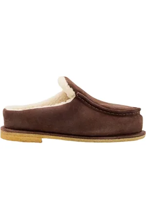 J.W.Anderson Skor, Dam, 36 EU, Läder, Mörkbruna muleskor
