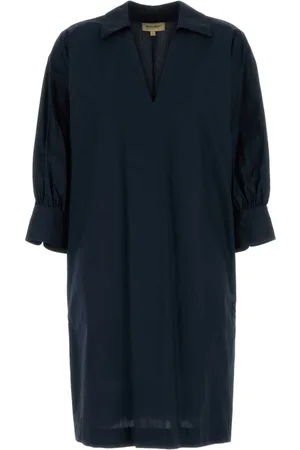 Woolrich Klänning, Dam, S, Navy Poplin Klänning
