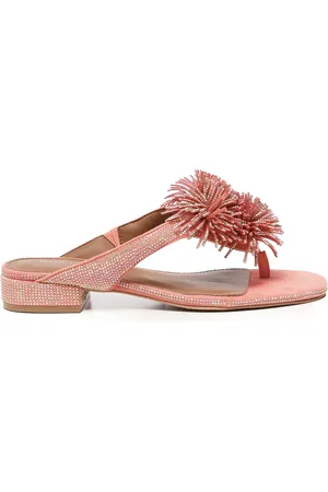 Kurt Geiger Skor, Dam, 41 EU, Mocka, Kristall Persika Mocka Sandaler