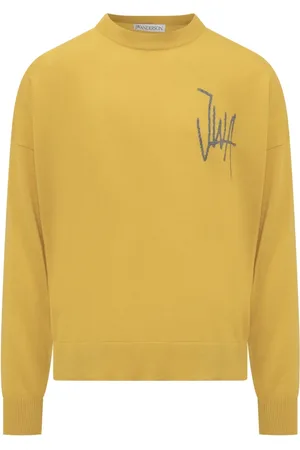 J.W.Anderson Stickade tröjor & koftor, Herr, XS, Jacquard Crewneck Tröja