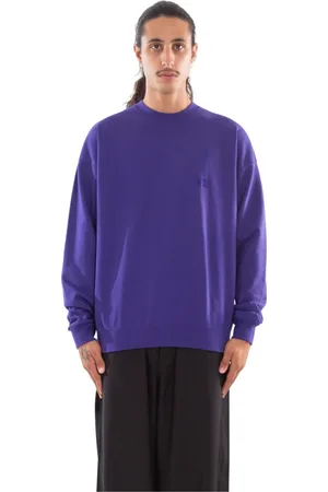 Y-3 Sweatshirts & Hoodies, Herr, L, Bomull, Terry Sweatshirt med bröstlogga
