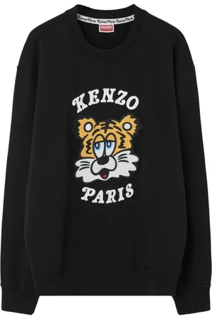 Kenzo Sweatshirts & Hoodies, Herr, S, Bomull, Broderad Sweatshirt 