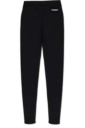 Jil Sander Byxor, Dam, L, Polyester, Ribbade Byxor