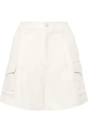 Woolrich Shorts, Dam, W28, Bomull, Vita korta shorts