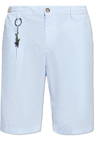 Paul & Shark Shorts, Herr, M, Bomull, Seersucker bomulls bermudashorts