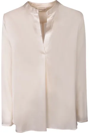 BLANCA Blusar & Skjortor , Dam, M, Silke Koreansk Krage Tunika Topp