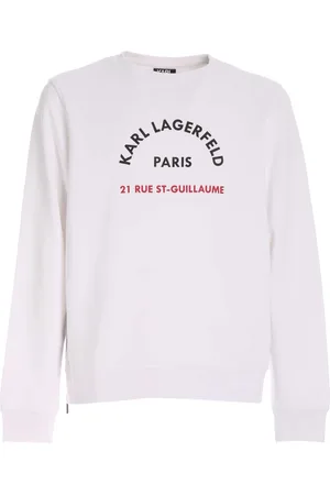 Karl Lagerfeld Sweatshirts & Hoodies, Herr, M, Bomull, Contrast Print Sweatshirt