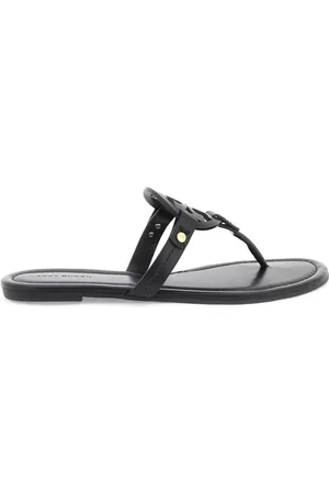 Tory Burch Skor, Dam, 36 EU, Läder, Miller Läder Flip-Flop Sandaler