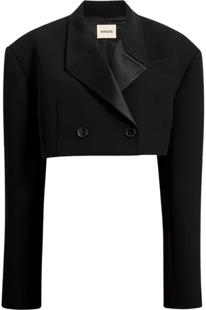 Khaite Jacka, Dam, S, Polyester, Svart Polyesterjacka