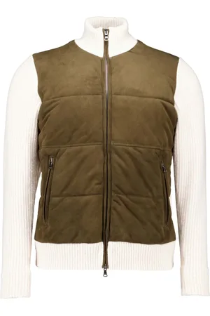 Paul & Shark Jacka, Herr, M, Bruin Stijlvol Down Jacket