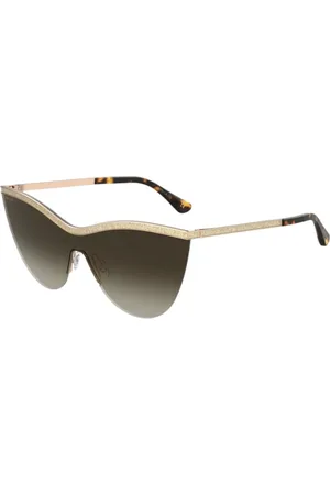 Jimmy Choo Accessoarer, Dam, ONE Size, Solglasögon i guldmetall