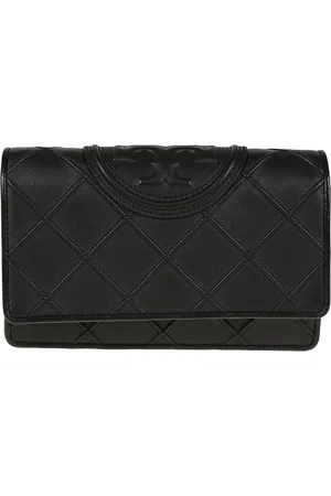 Tory Burch Accessoarer, Dam, ONE Size, Läder, Läderplånbok med avtagbar rem