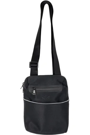 Paul & Shark Väska, Herr, ONE Size, Svart Crossbody-väska med dubbel dragkedja