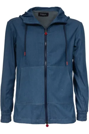 Kiton Jacka, Herr, L, Bomull, Hooded Cotton Sweatshirt