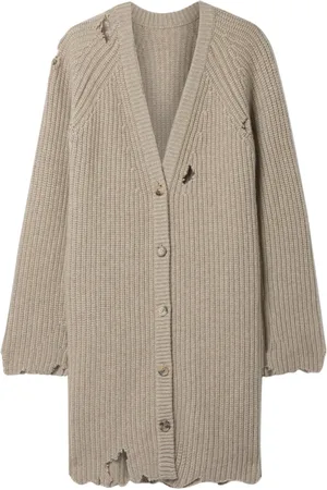 Khaite Stickade tröjor & koftor, Dam, S, Rory Distressed Cardigan