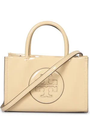 Tory Burch Väska, Dam, ONE Size, Läder, Elegant Läder Tote Bag Vanilla