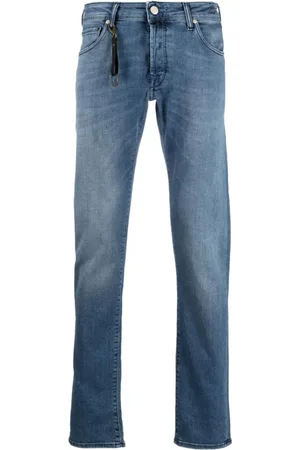 Incotex Jeans, Herr, W32, Bomull, Raka jeans