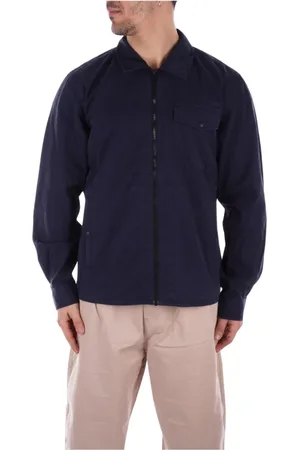 Woolrich Jacka, Herr, S, Bomull, Blå Skjortjacka